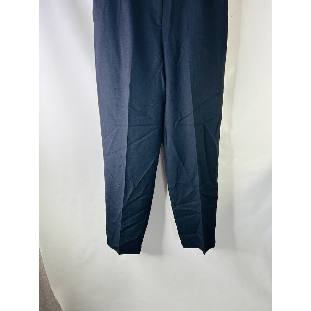 Pendleton Black Virgin Wool Flat Front Trousers D… - image 3